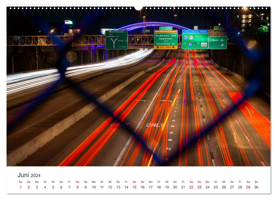 Houston - Space City (CALVENDO Premium Wall Calendar 2024) 