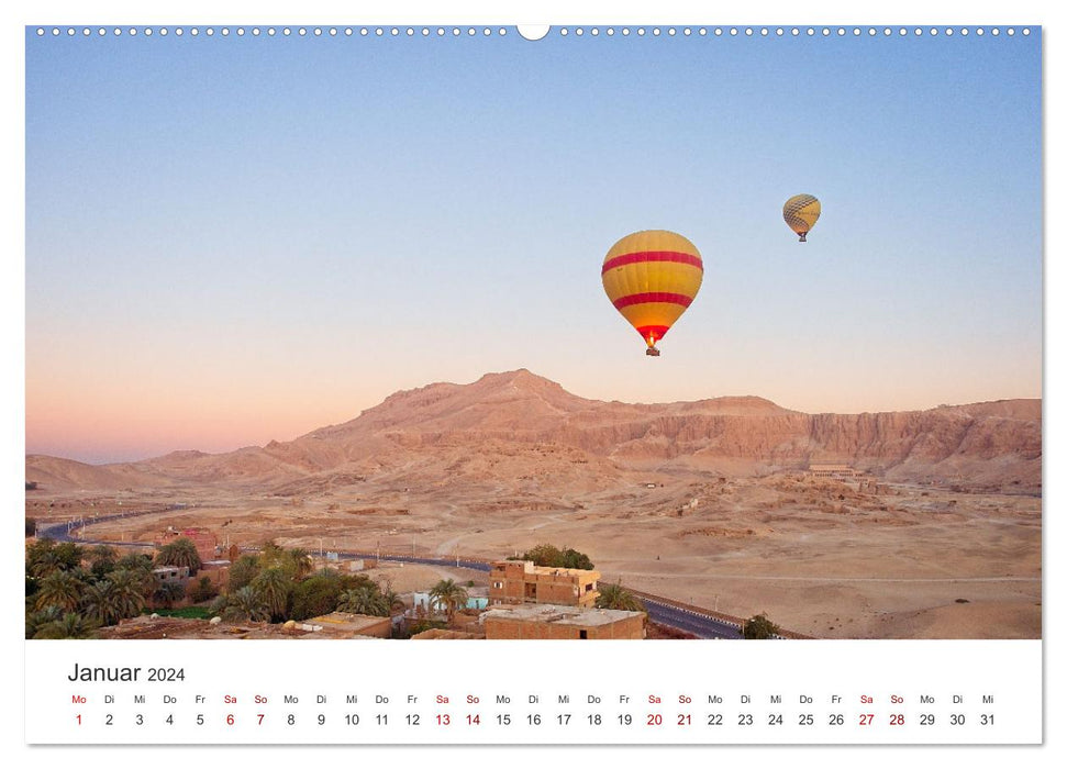 Egypt - Unique buildings and spectacular motifs. (CALVENDO Premium Wall Calendar 2024) 