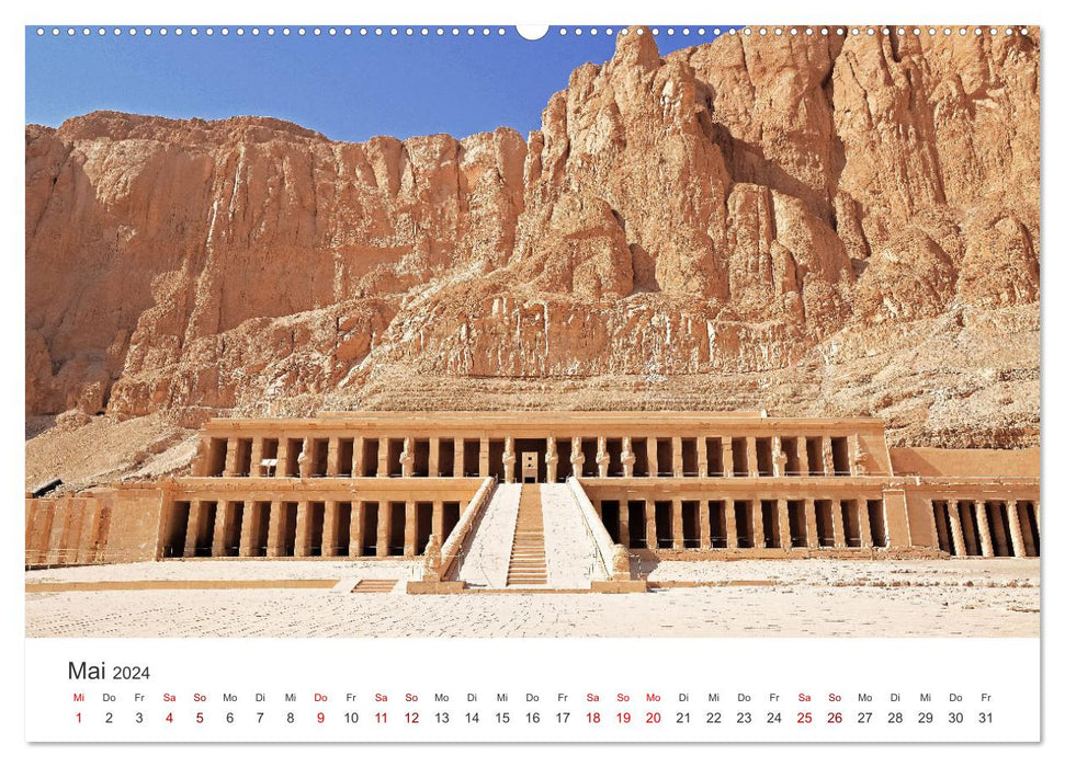 Egypte - Bâtiments uniques et motifs spectaculaires. (Calendrier mural CALVENDO Premium 2024) 