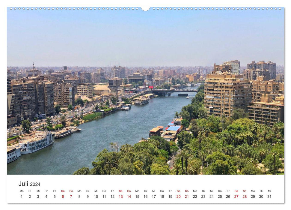 Egypt - Unique buildings and spectacular motifs. (CALVENDO Premium Wall Calendar 2024) 