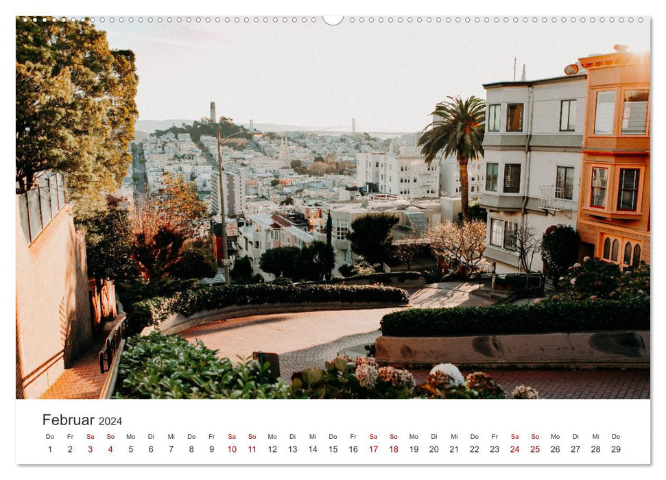 San Francisco - Die Heimat der Golden Gate Bridge. (CALVENDO Premium Wandkalender 2024)