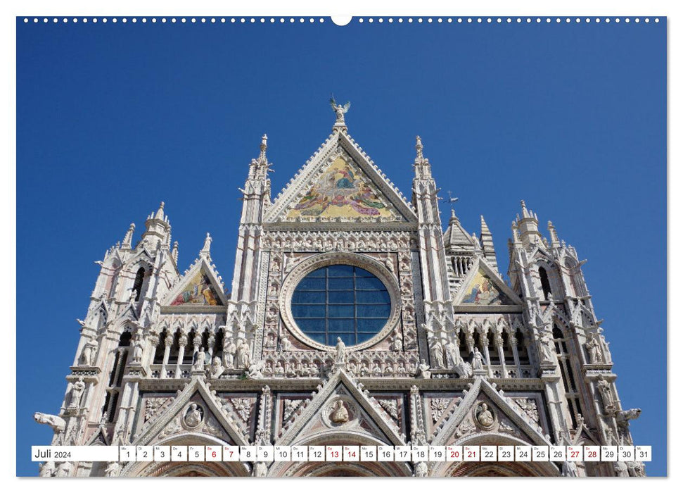 Siena - World Heritage in Tuscany (CALVENDO Premium Wall Calendar 2024) 