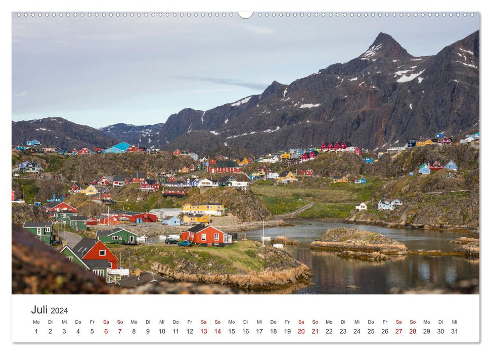 Greenland - The big country in the snow. (CALVENDO Premium Wall Calendar 2024) 
