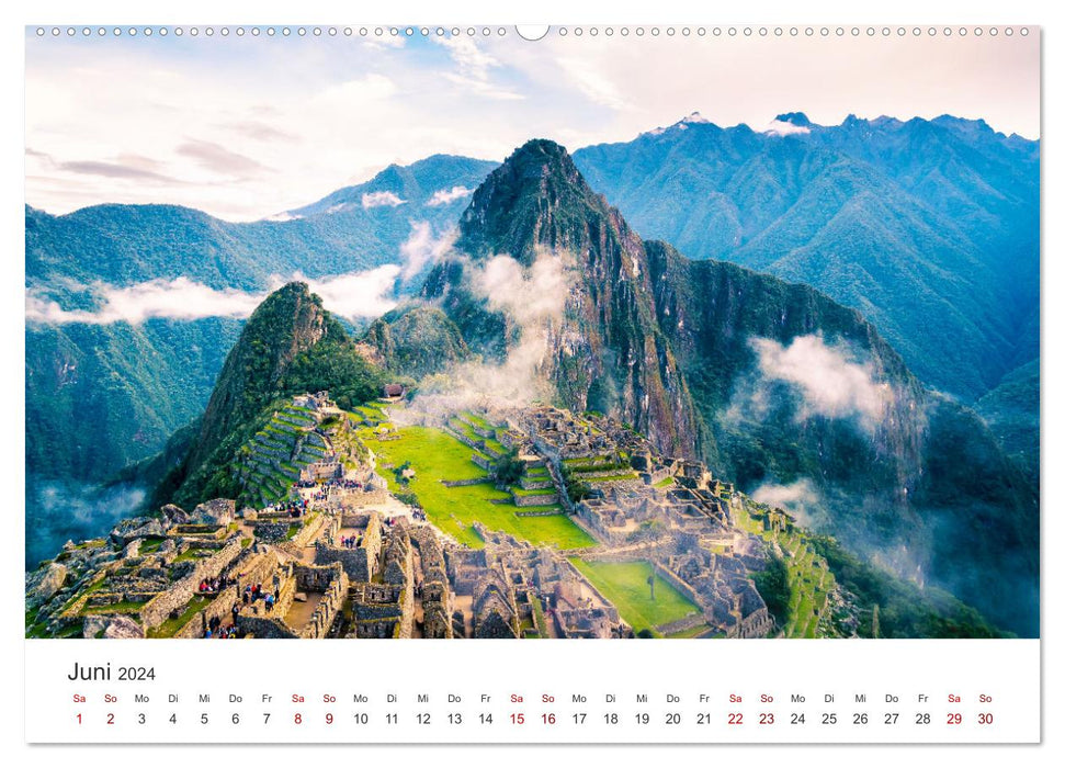 Peru - Das einzigartige Land der Inkas. (CALVENDO Wandkalender 2024)