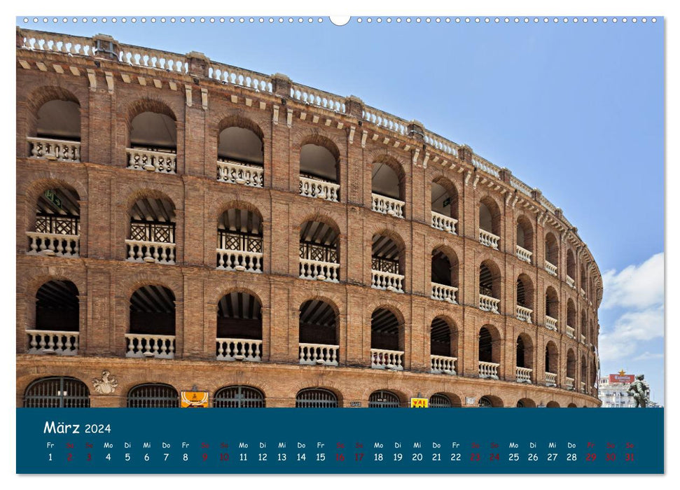 Valencia - Geschichte und Moderne (CALVENDO Premium Wandkalender 2024)