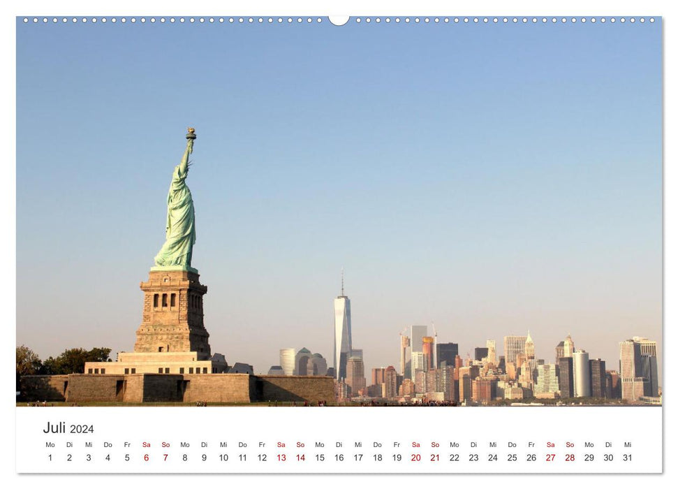 New York - Eine Reise zum Big Apple. (CALVENDO Premium Wandkalender 2024)