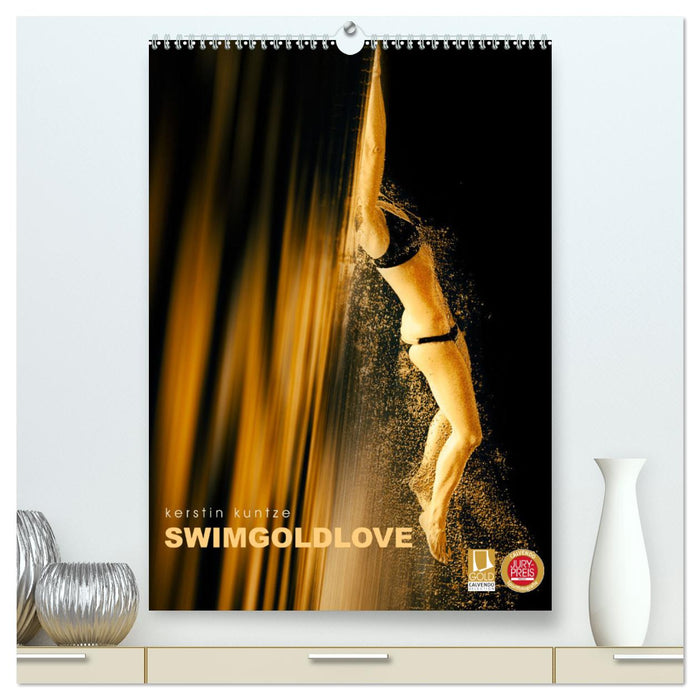 SWIMGOLDLOVE (Calendrier mural CALVENDO Premium 2024) 