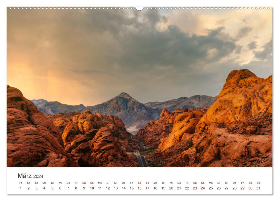 Nevada - More than just Las Vegas (CALVENDO Premium Wall Calendar 2024) 