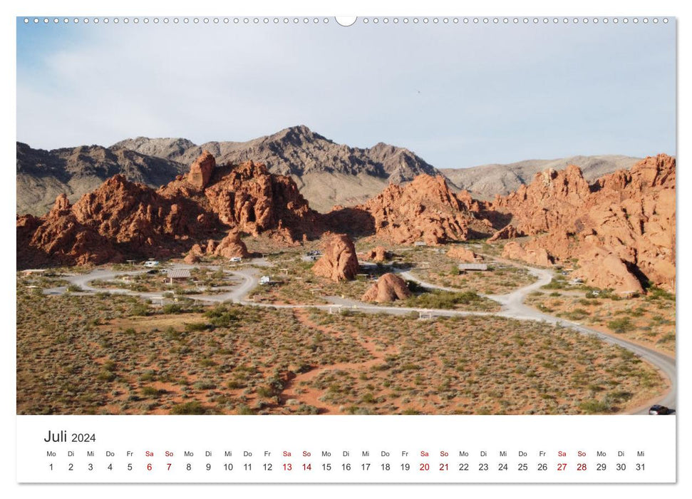 Nevada – Plus que Las Vegas (Calvendo Premium Wall Calendar 2024) 
