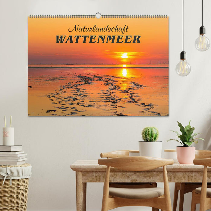Natural landscape WADDEN SEA (CALVENDO wall calendar 2024) 
