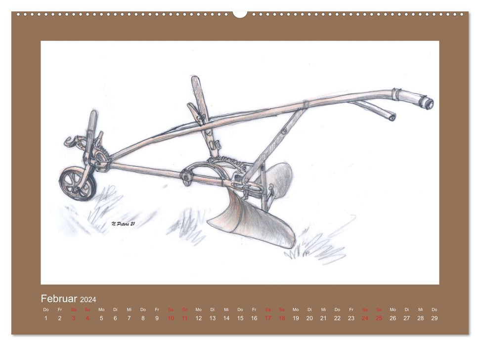 Erde und Geräte (CALVENDO Premium Wandkalender 2024)