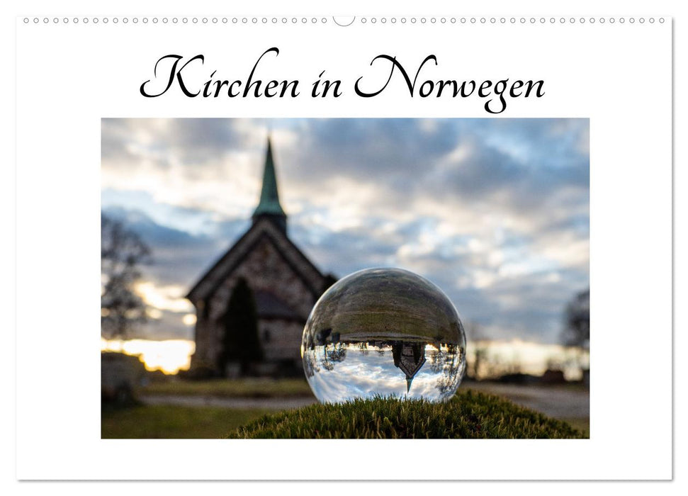 Kirchen in Norwegen (CALVENDO Wandkalender 2024)