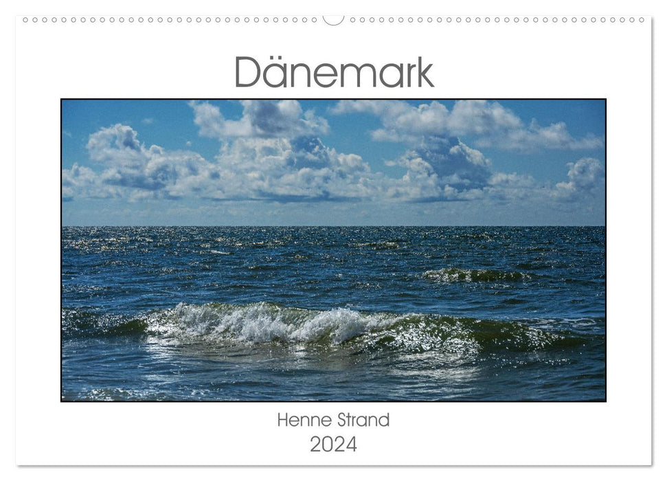 Denmark - Hen Beach (CALVENDO wall calendar 2024) 