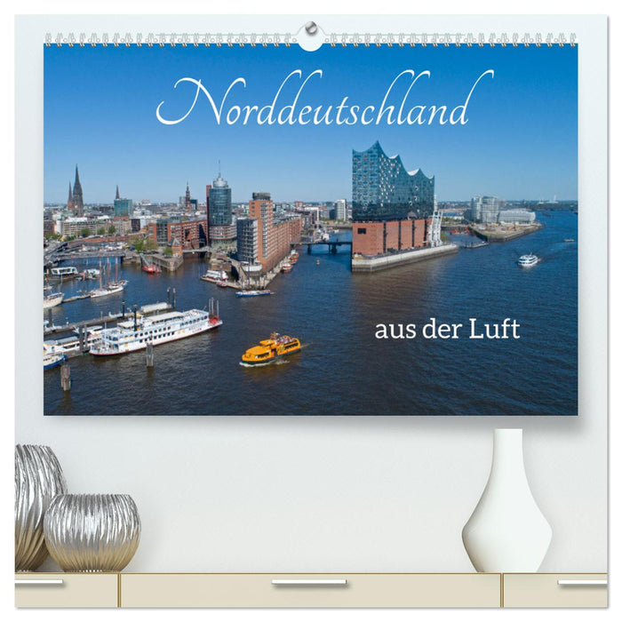 Norddeutschland aus der Luft (CALVENDO Premium Wandkalender 2024)