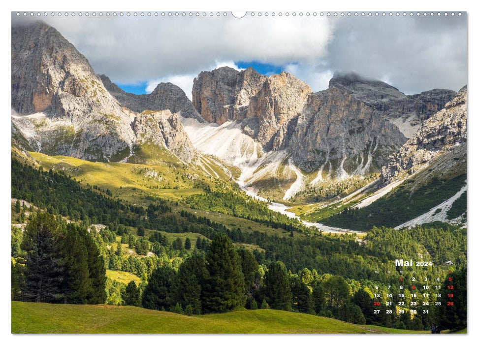 Dolomite mountain peaks (CALVENDO wall calendar 2024) 