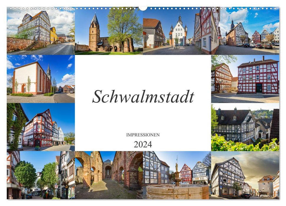Schwalmstadt impressions (CALVENDO wall calendar 2024) 