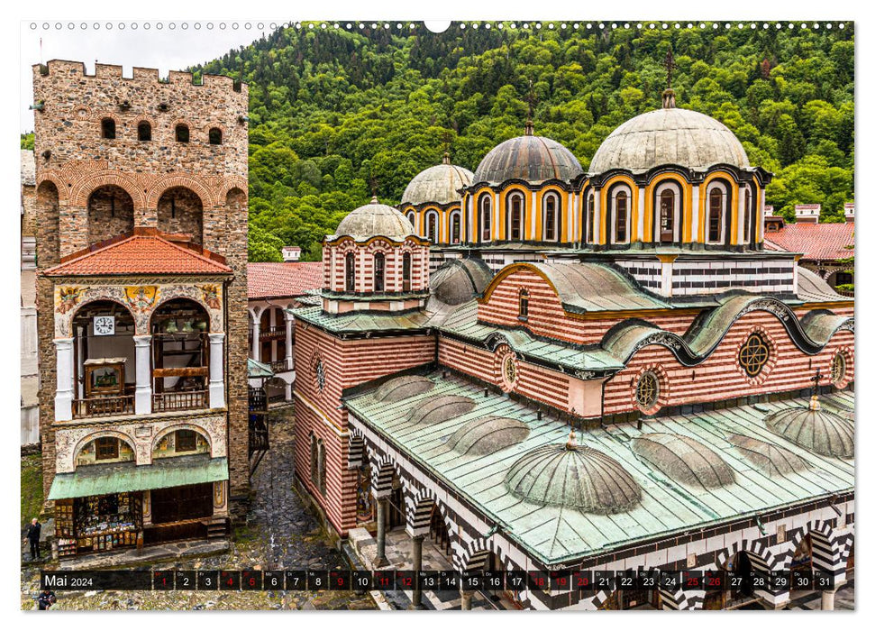 Rila Kloster – Weltkulturerbe in Bulgarien (CALVENDO Premium Wandkalender 2024)