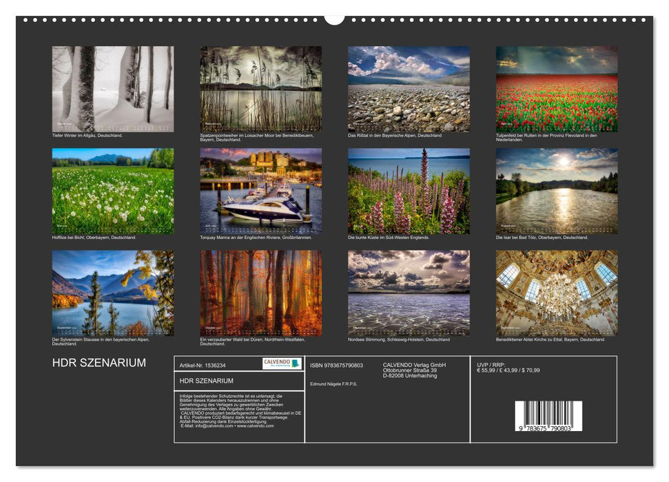 HDR SCENARIUM (CALVENDO wall calendar 2024) 