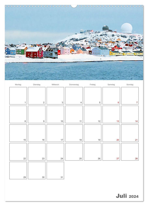 Die Küste Norwegens - Terminplaner (CALVENDO Premium Wandkalender 2024)