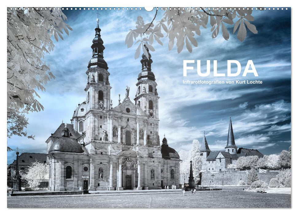 Fulda - Infrarotfotografien von Kurt Lochte (CALVENDO Wandkalender 2024)