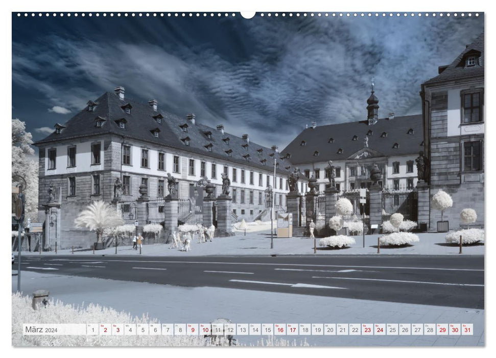 Fulda - Infrarotfotografien von Kurt Lochte (CALVENDO Wandkalender 2024)