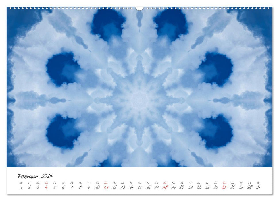 Wolkoskope - Himmlische Wolkenkreationen (CALVENDO Premium Wandkalender 2024)