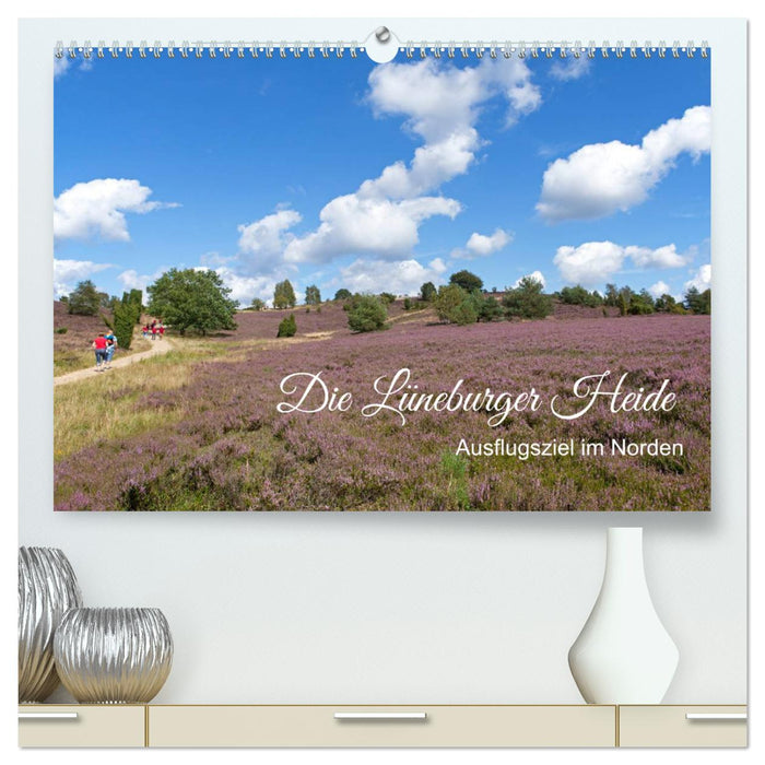 Die Lüneburger Heide - Ausflugsziel im Norden (CALVENDO Premium Wandkalender 2024)
