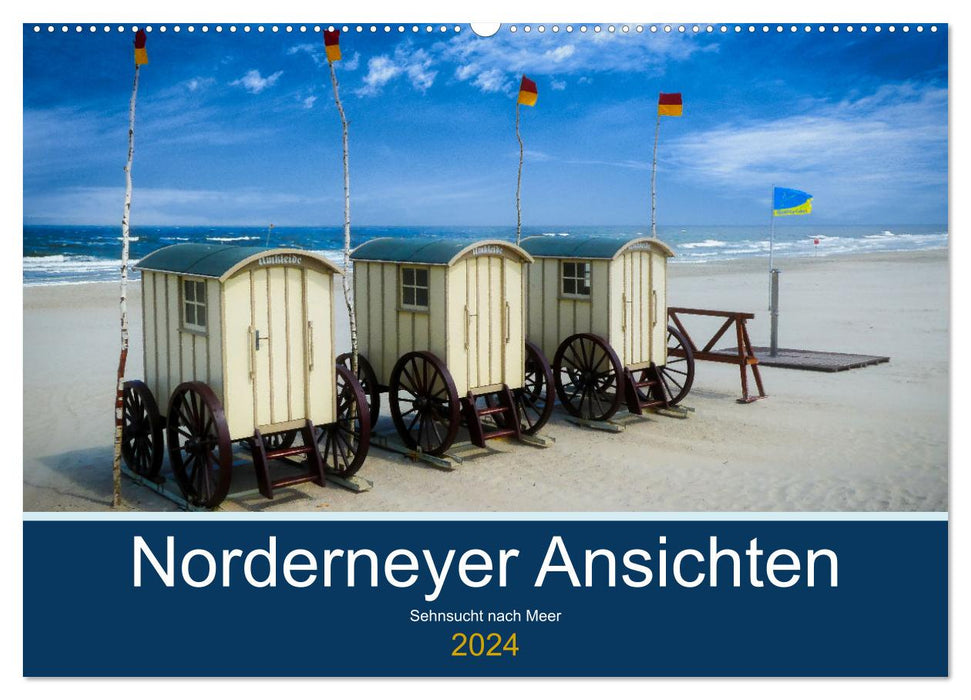 Norderneyer views (CALVENDO wall calendar 2024) 
