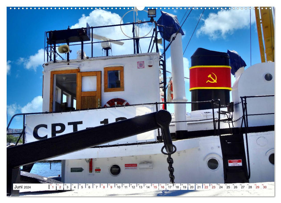 Königsberg Ahoi - Schiffe auf dem Pregel (CALVENDO Premium Wandkalender 2024)