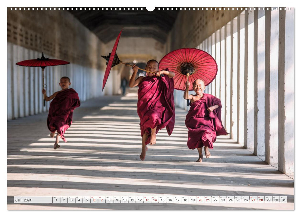 Faszinierendes Asien - Eine Kulturreise in den Fernen Osten (CALVENDO Premium Wandkalender 2024)