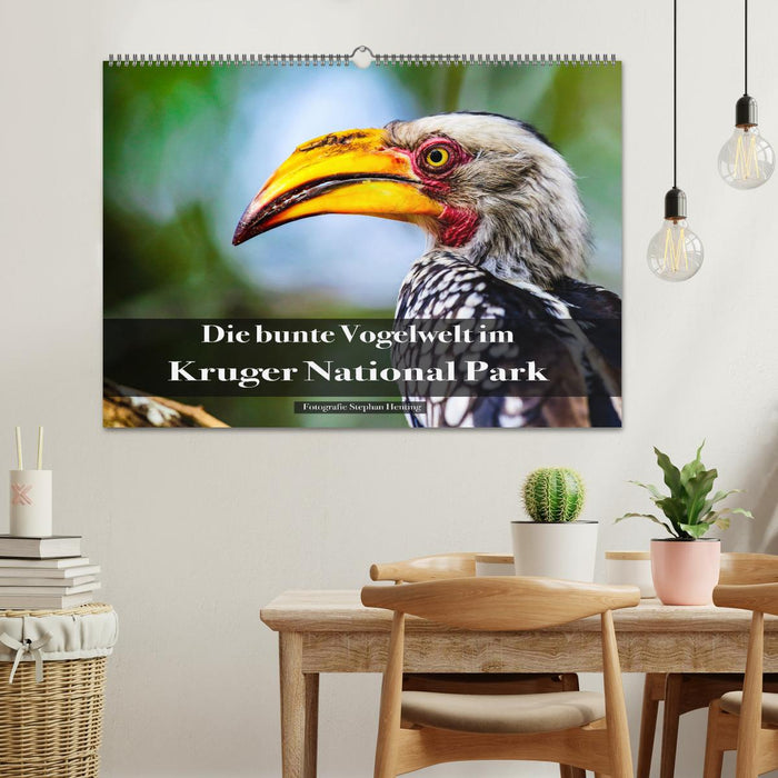 The colorful bird world in the Kruger National Park (CALVENDO wall calendar 2024) 