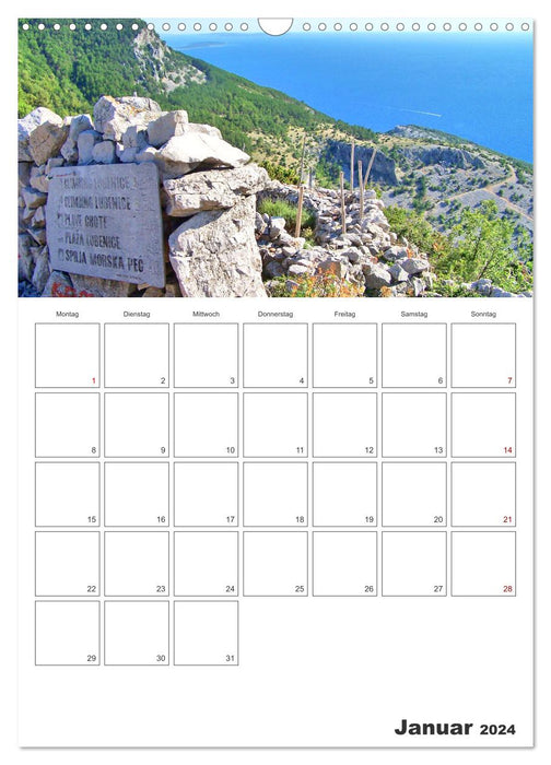 Croatia impressions (CALVENDO wall calendar 2024) 