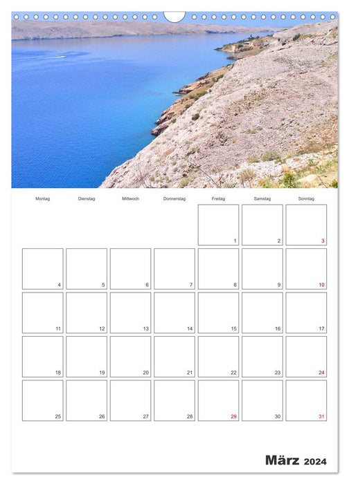 Croatia impressions (CALVENDO wall calendar 2024) 