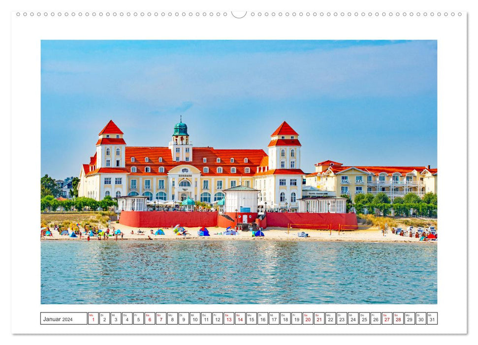 Rügen - beautiful travel destination (CALVENDO wall calendar 2024) 