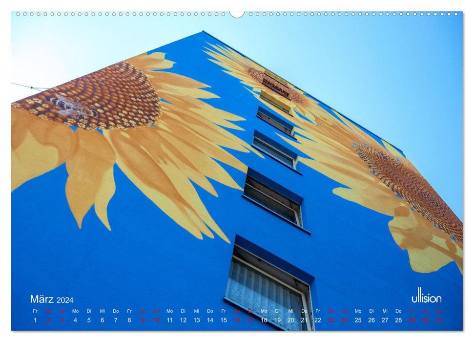 L'art dans l'architecture – Conception de façades Brändströmstrasse 2-6 (Calendrier mural CALVENDO Premium 2024) 