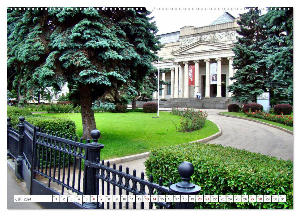 Pushkin in Moscow - The Poet and his City (CALVENDO Premium Wall Calendar 2024) 