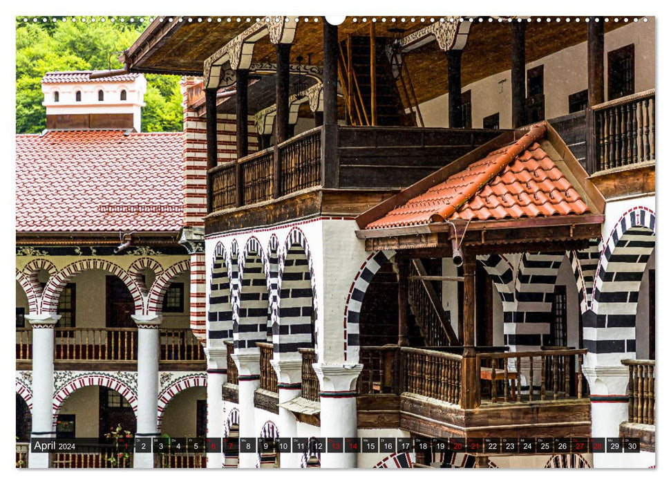 Rila Kloster – Weltkulturerbe in Bulgarien (CALVENDO Wandkalender 2024)