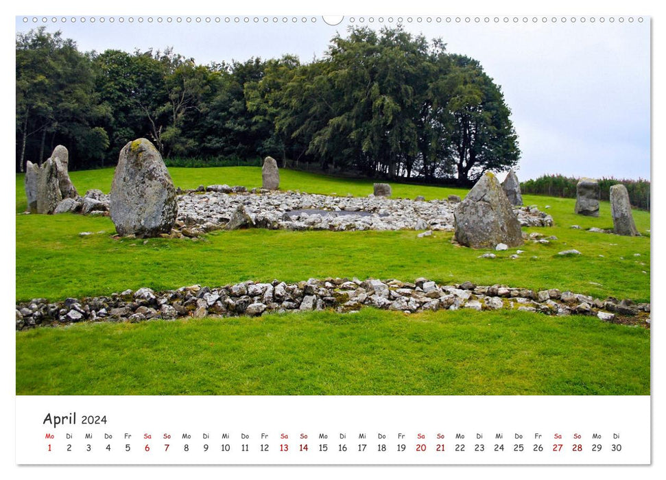 Magische Orte - Steinkreise, Dolmen, Megalithen (CALVENDO Premium Wandkalender 2024)