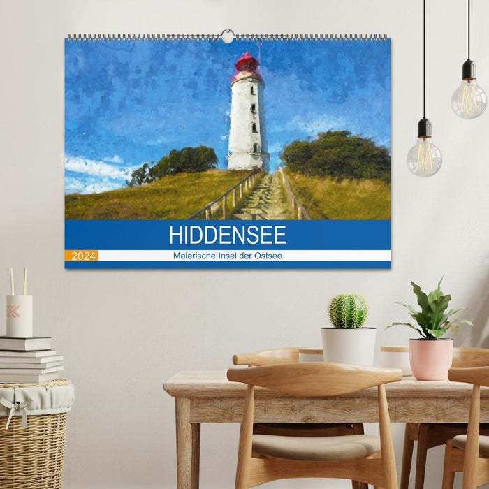 Hiddensee - Malerische Insel der Ostsee (CALVENDO Wandkalender 2024)