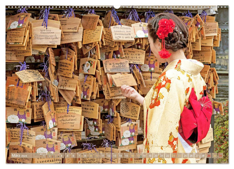 Japan: Aufregende Metropolen und gelebte Tradition (CALVENDO Wandkalender 2024)