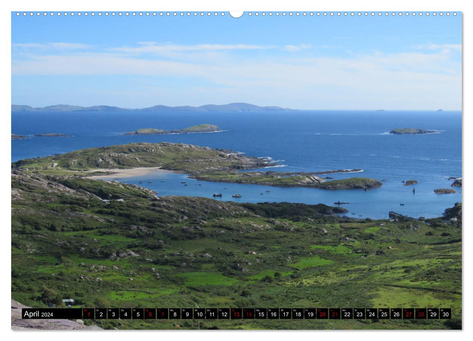 Ring of Kerry - part of the Wild Atlantic Way in southwest Ireland (CALVENDO Premium Wall Calendar 2024) 
