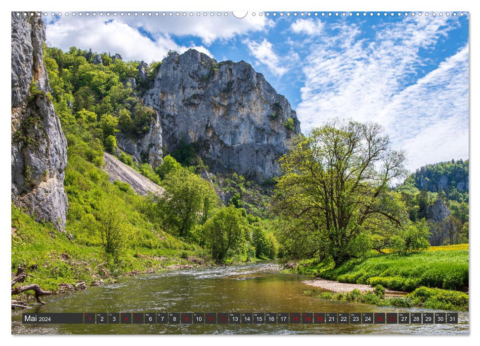 Naturjuwel Obere Donau (CALVENDO Wandkalender 2024)