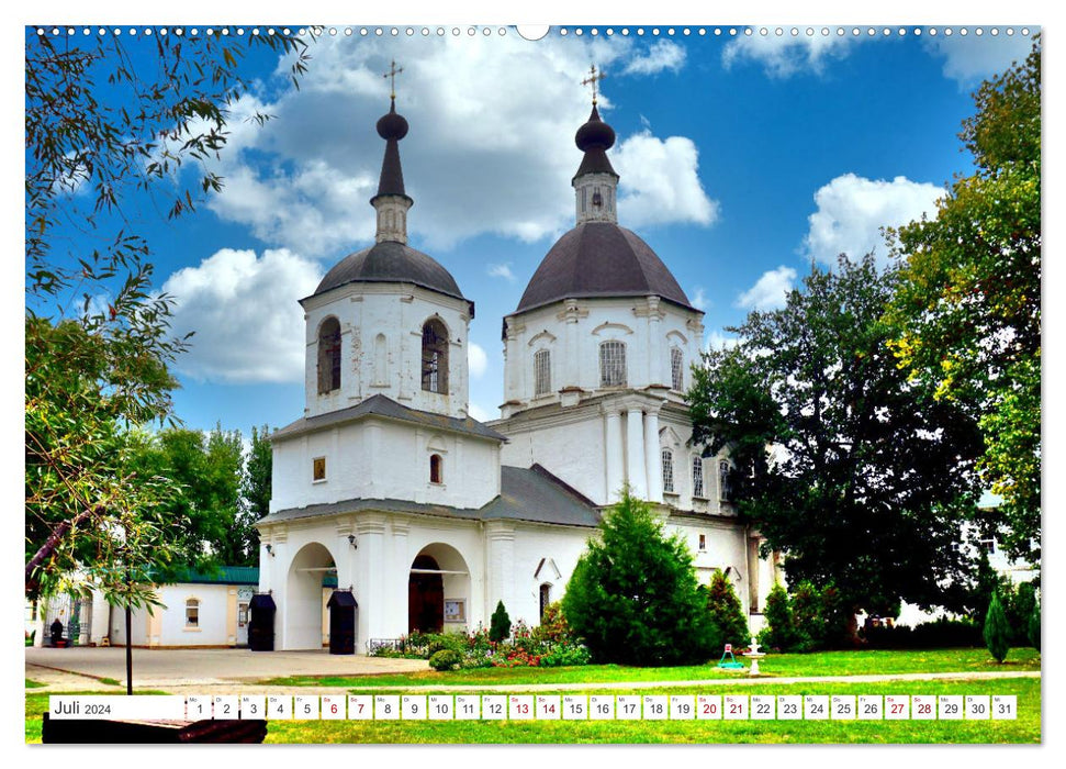 In the land of the Cossacks - The old capital Starocherkassk (CALVENDO Premium Wall Calendar 2024) 
