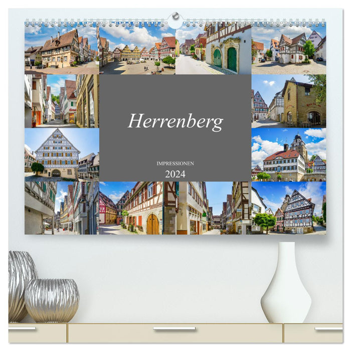 Herrenberg Impressionen (CALVENDO Premium Wandkalender 2024)