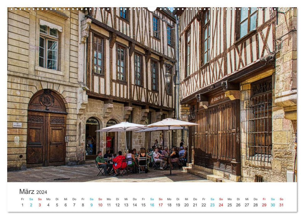 Frankreichs große Städte - Dijon (CALVENDO Wandkalender 2024)