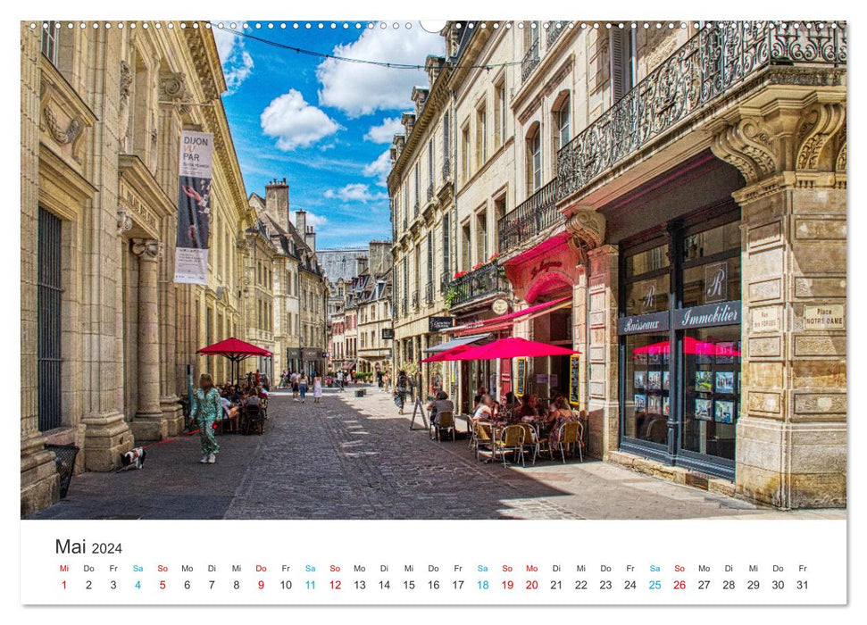 Grandes villes de France - Dijon (Calendrier mural CALVENDO 2024) 