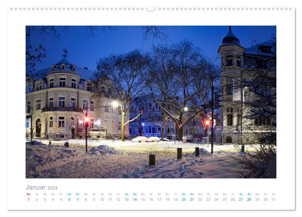 Nachtschwärmer Hannover (CALVENDO Wandkalender 2024)