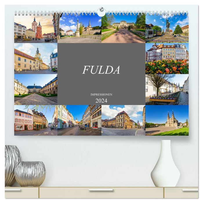 Fulda Impressionen (CALVENDO Premium Wandkalender 2024)