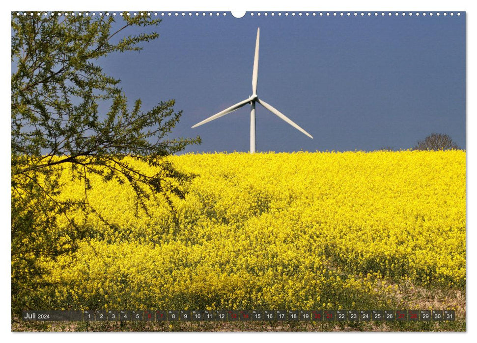 Wind turbines on the Baltic Sea! (CALVENDO Premium Wall Calendar 2024) 