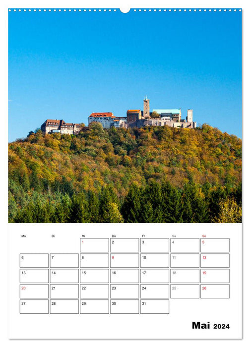 Die Thüringer Wartburg (CALVENDO Wandkalender 2024)